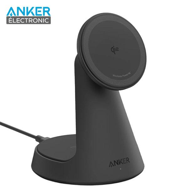 شارژر وایرلس 15 وات انکر Anker MagGo 2-in-1 Wireless Charger A25M7